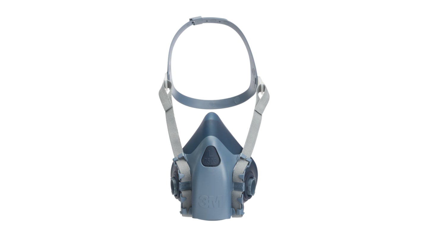 3M 7500 Series Half-Type Mask Respirator, Size Large