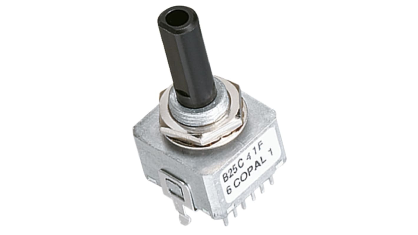 Nidec Components 5V dc 25 Pulse Optical Encoder with a 6 mm Flat Shaft, Through Hole