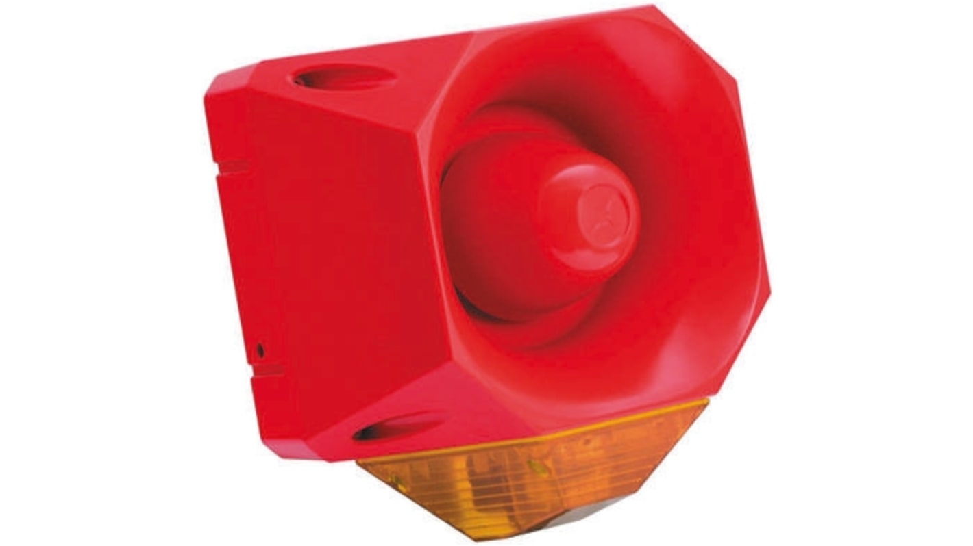 Eaton Amber Sounder Beacon, 110 → 230 V ac, IP66, Wall Mount, 120dB at 1 Metre