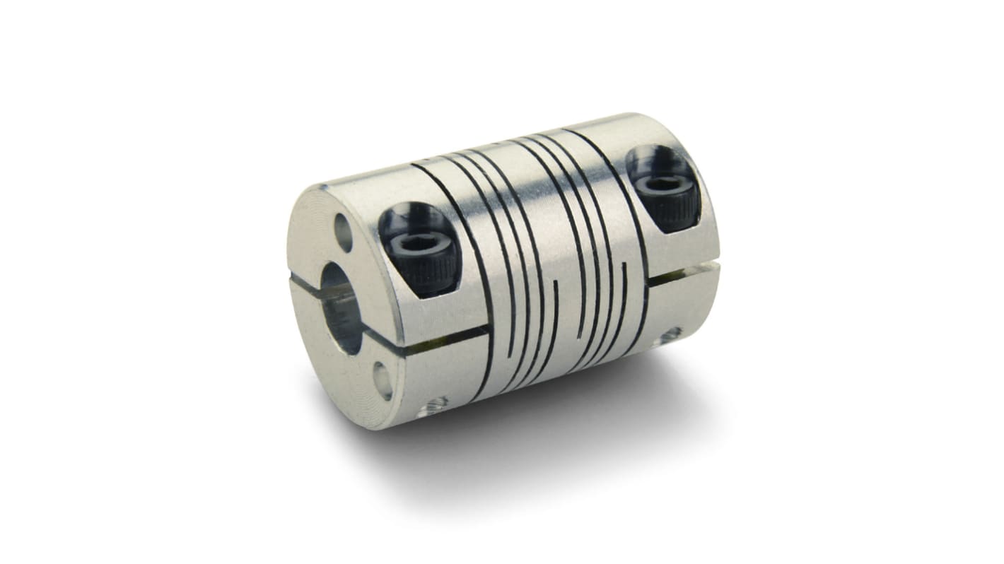 Ruland Beam Coupling, 38mm Outside Diameter, 12mm Bore, 57.2mm Length Coupler