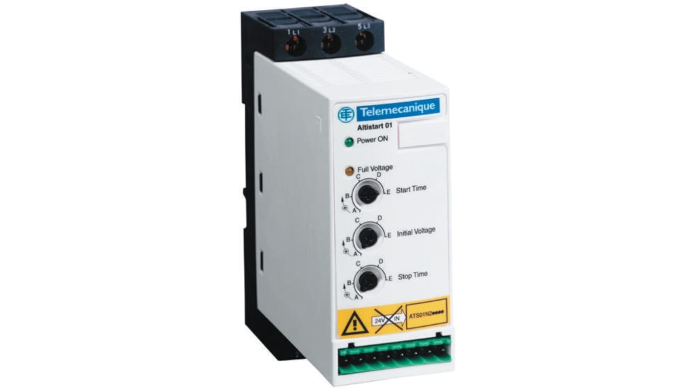 Schneider Electric ATSU01 Sanftstarter 3-phasig 4 kW, 480 V ac / 9 A