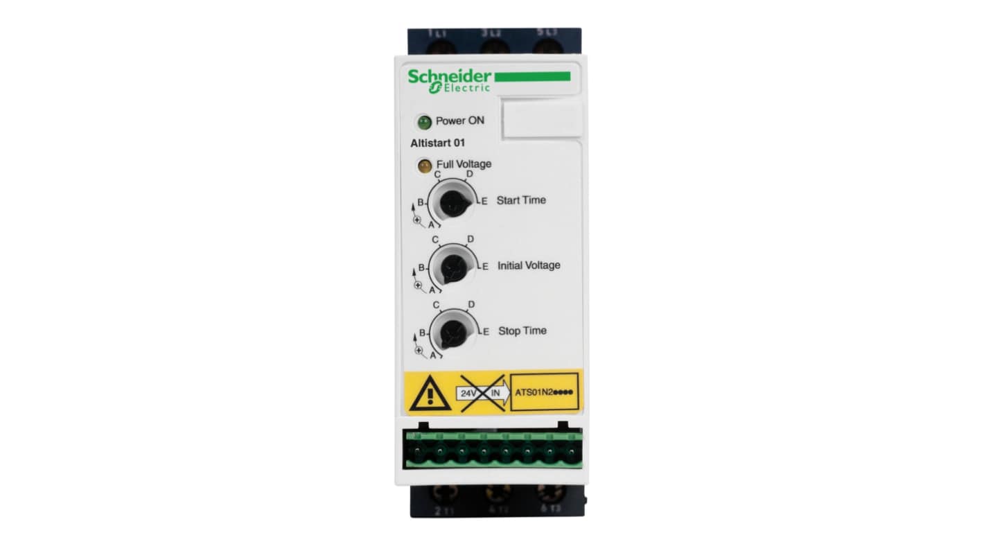 Schneider Electric Soft Starter, , 2.2 kW, 415 V ac, 3 Phase, IP20