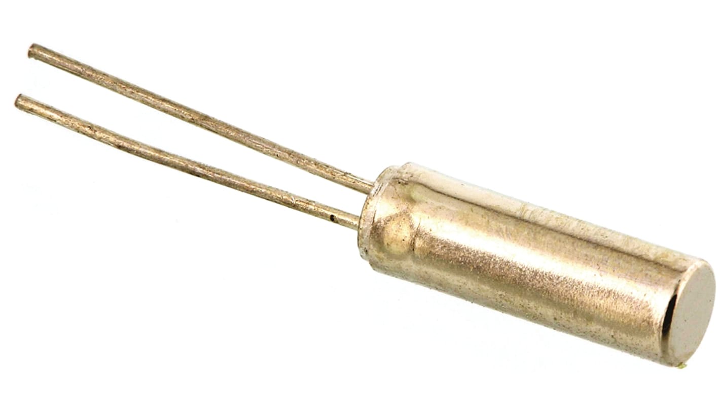 IQD 32.768kHz Crystal ±20ppm Cylindrical 2-Pin 6 x 2 x 2mm