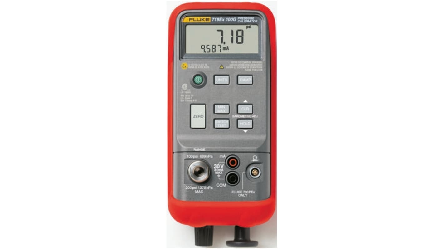 Fluke -850mbar to 2bar 718 Pressure Calibrator