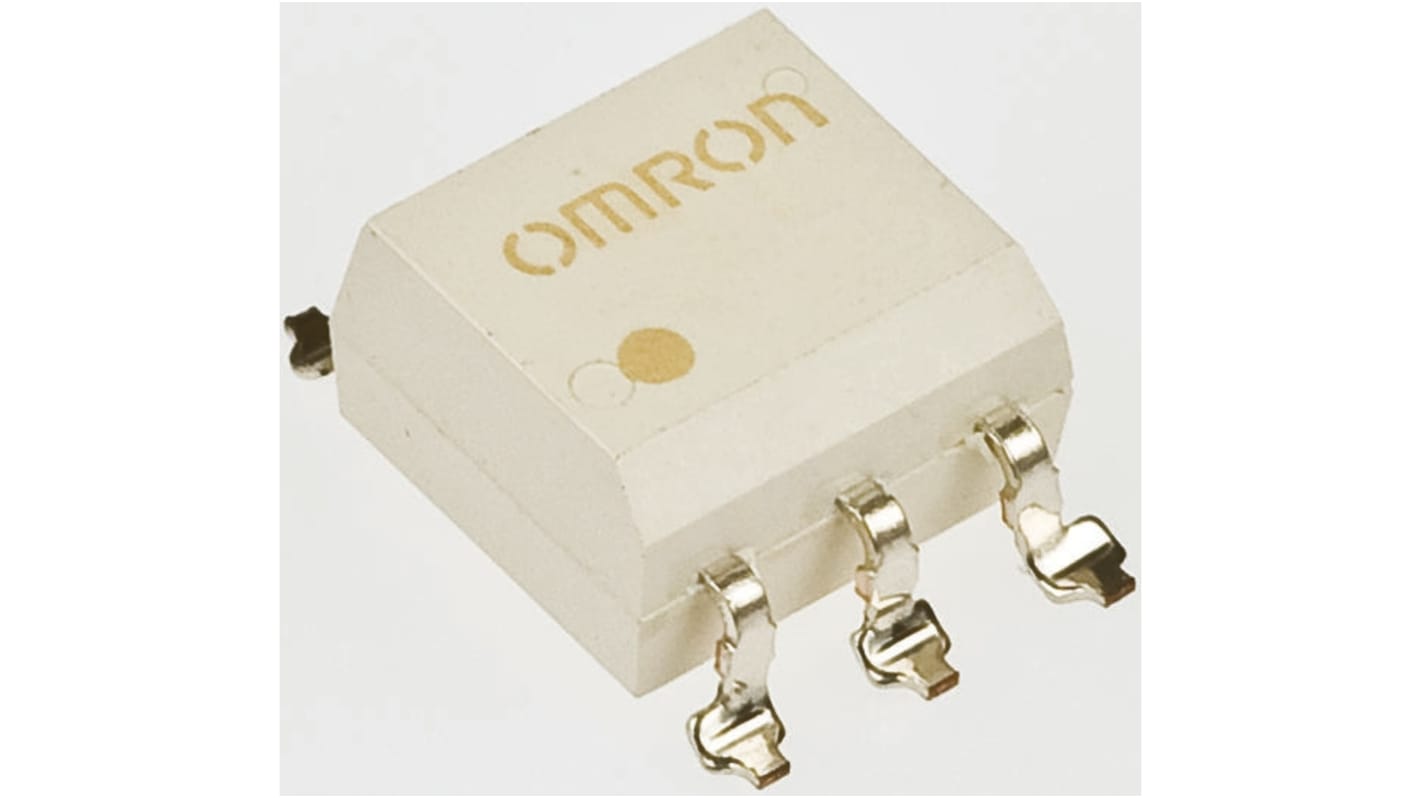 Omron G3VM Series Solid State Relay, 0.1 A Load, Surface Mount, 600 V Load, 1.3 V Control