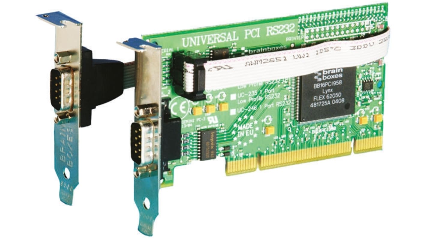 Brainboxes 2 Port PCI RS232 Serial Card