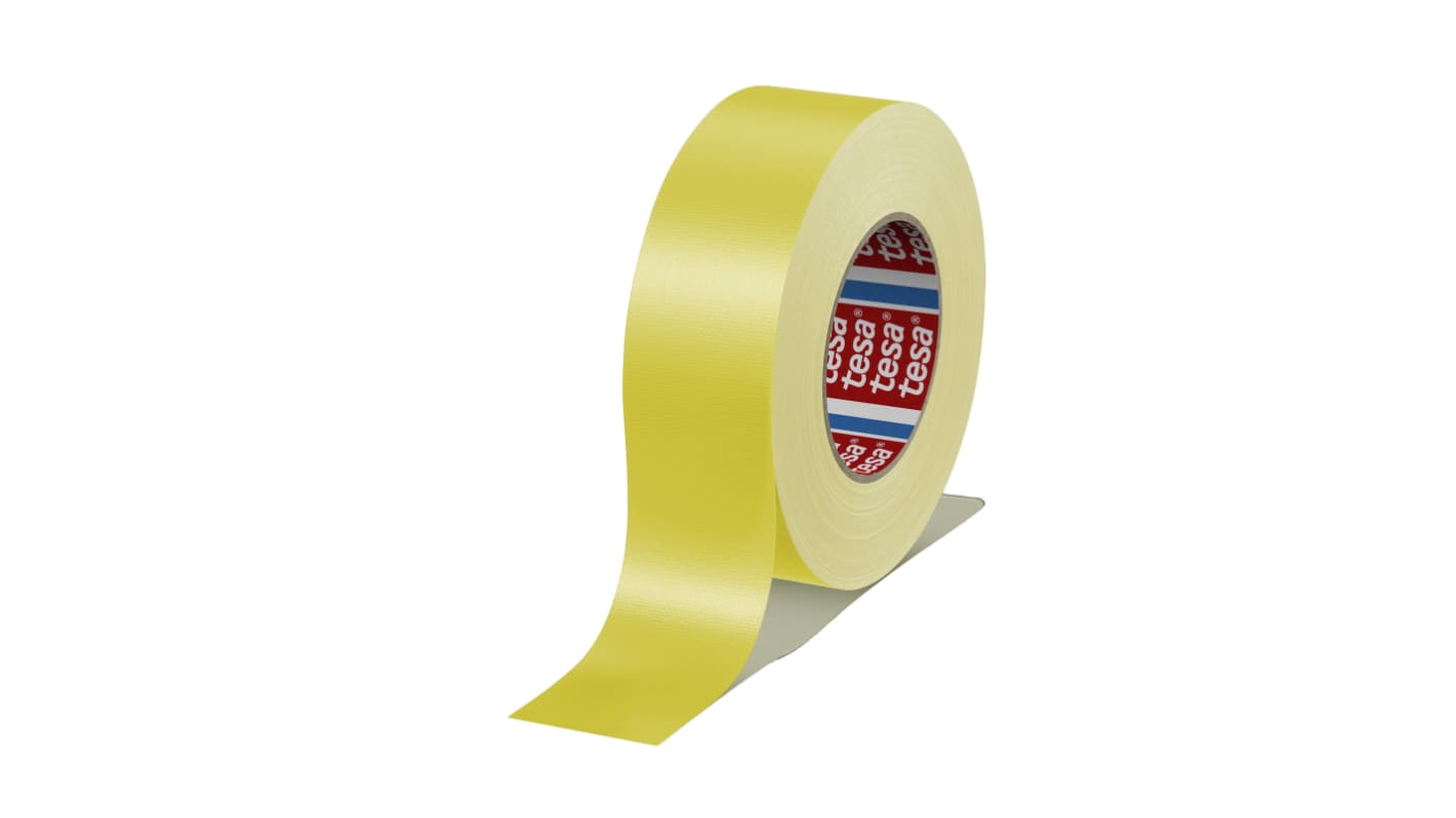 Tesa 4688 Yellow PE Extruded Cloth Cloth Tape, 50mm x 50m
