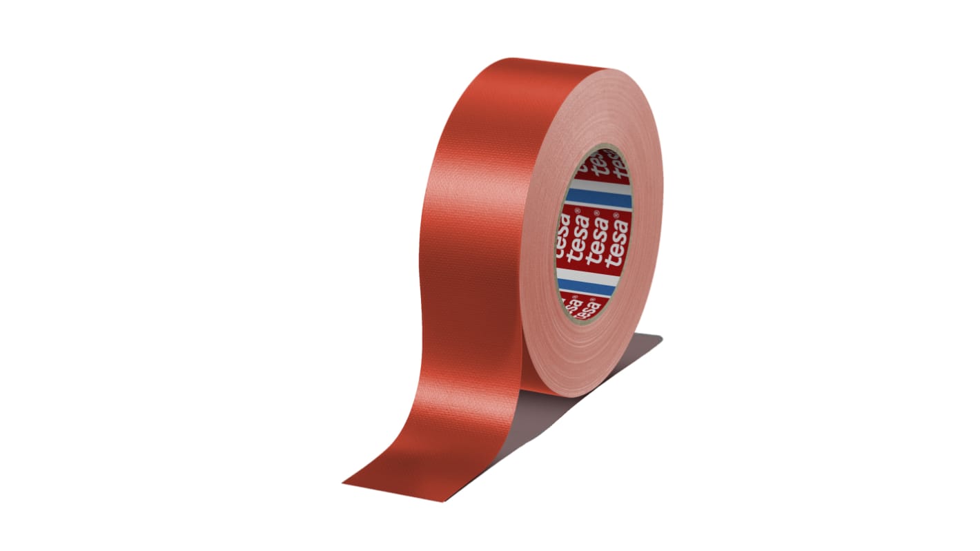Tesa 4688 Red PE Extruded Cloth Cloth Tape, 50mm x 50m