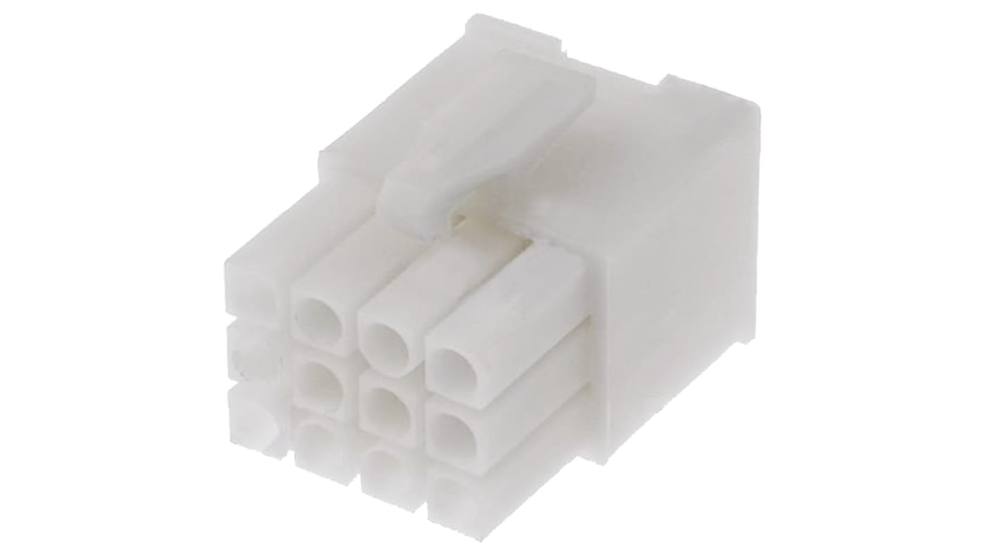 TE Connectivity, Mini-Universal MATE-N-LOK Male Connector Housing, 4.2mm Pitch, 12 Way, 3 Row