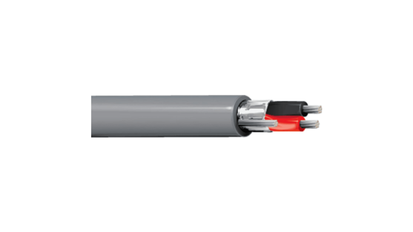 Belden Screened 2 Core Line level Low Voltage signal Cable, 0.33 mm² CSA, 3.51mm od, 30m, Black