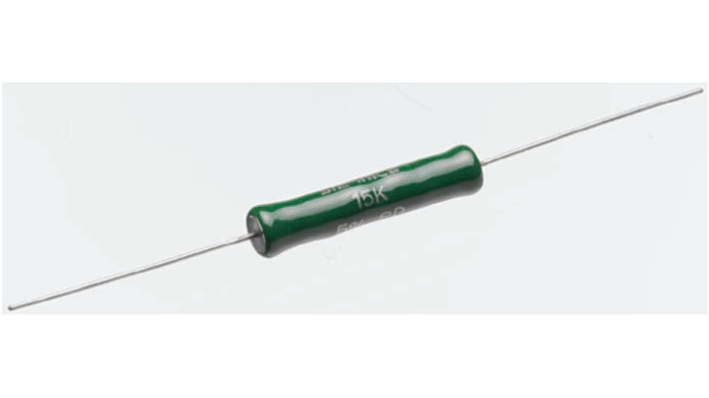 Vishay 绕线电阻, 3.3kΩ, 8W, ±5%容差, ±75ppm/°C, RWM 6x34系列