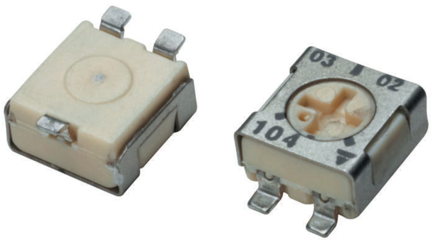 店舗良い TS53YL102MR10 | 1kΩ, SMD Trimmer Potentiometer 0.25W Top 趣味