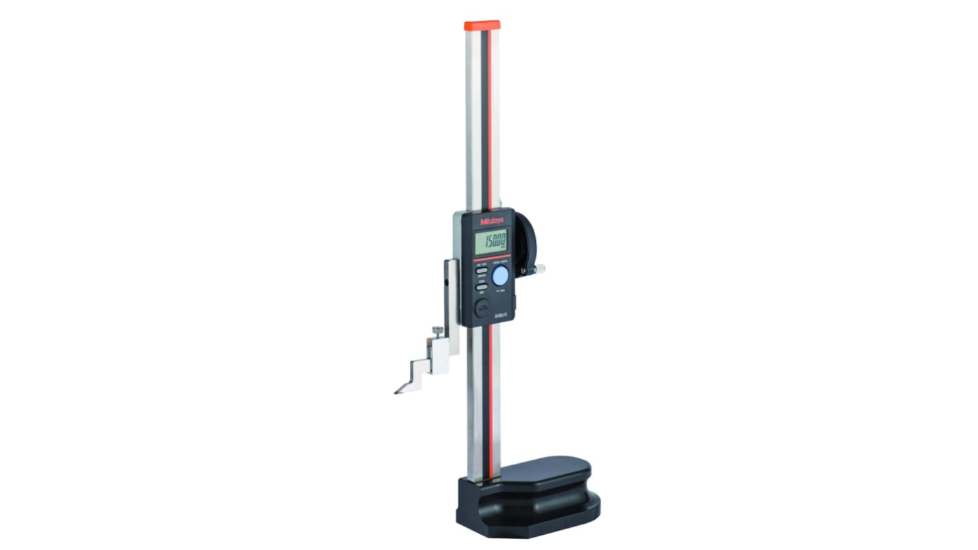 Misuratore di altezza Mitutoyo, , Imperiale/Metrico, max 12poll, ±0,0015", display Digitale