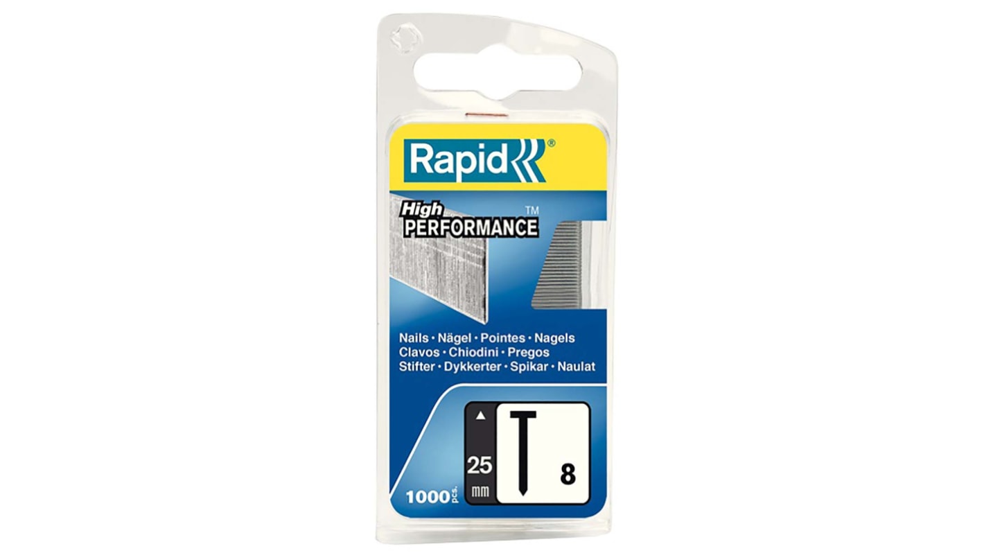 釘 Rapid 仕上げ 亜鉛めっき 25mm ブラッド 亜鉛めっきスチール