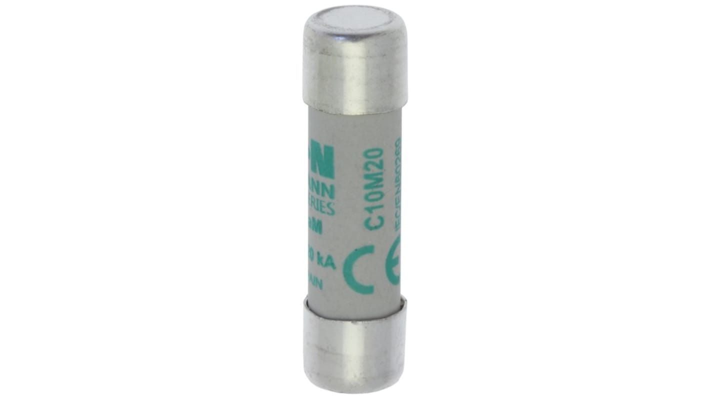 Eaton 20A Ceramic Cartridge Fuse, 10 x 38mm
