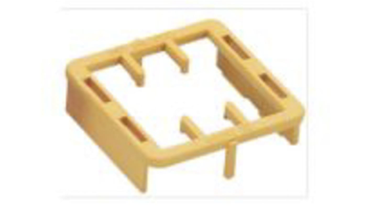 Malico 电子散热器, 42.5 x 42.5mm, 夹安装, 黄色, 用于夹子