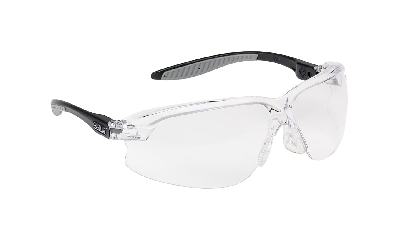Bolle AXIS Anti-Mist UV Safety Glasses, Clear Polycarbonate Lens, Vented
