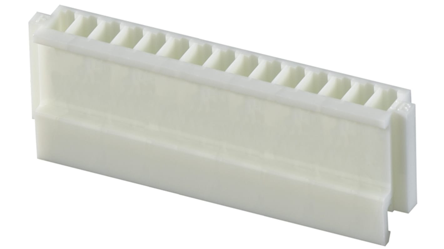 JST, NH Female Connector Housing, 2.5mm Pitch, 15 Way, 1 Row