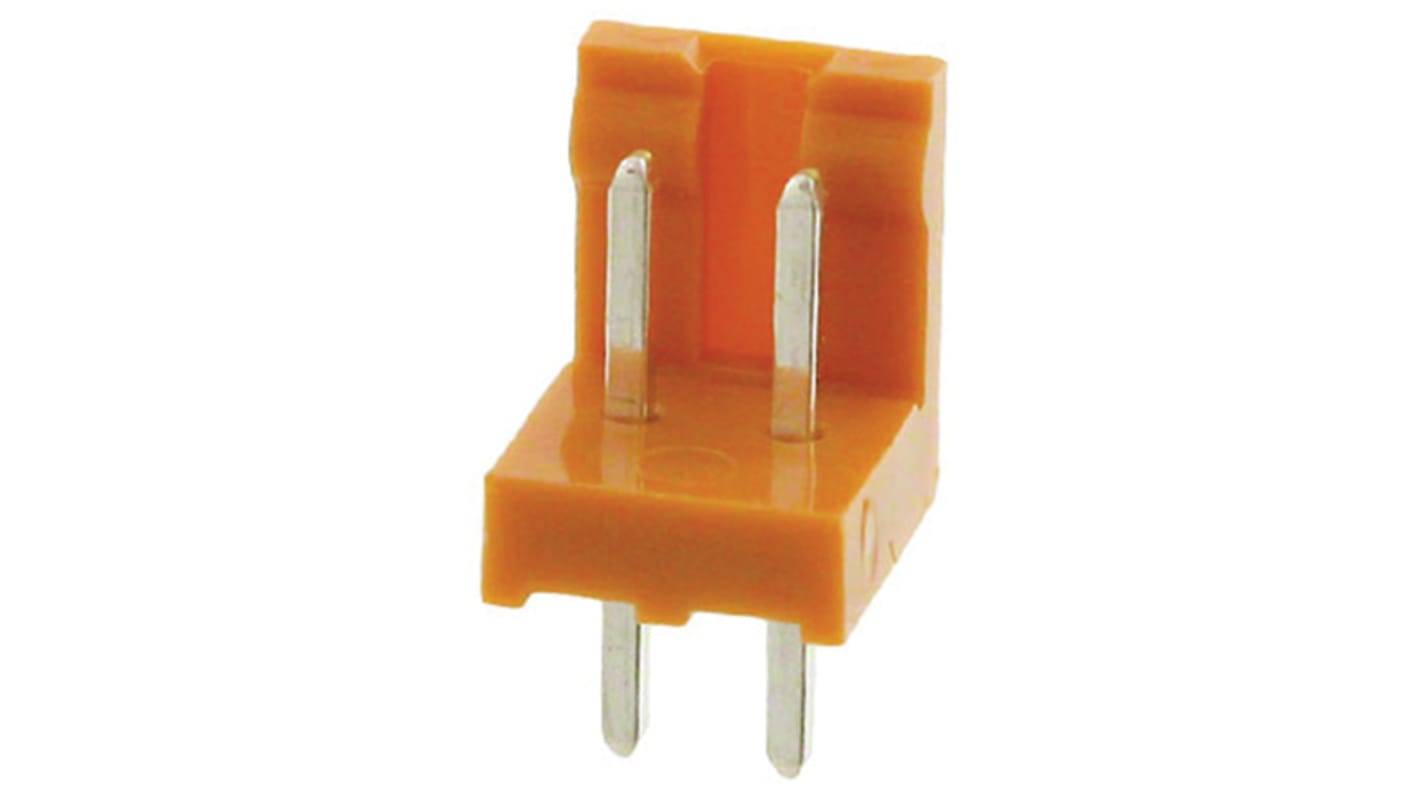 Conector macho para PCB JAE serie IL-G de 2 vías, 1 fila, paso 2.5mm, para soldar, Montaje en orificio pasante