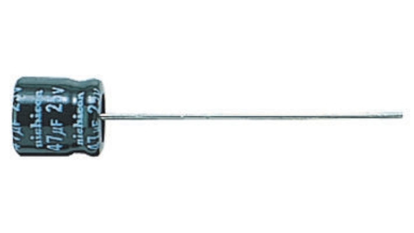 Nichicon 220μF Electrolytic Capacitor 6.3V dc, Through Hole - USR0J221MDD