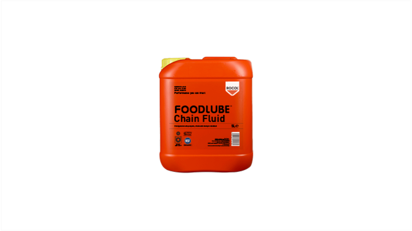 Rocol Foodlube® Chain Fluid Multi Purpose Lubricant 5L Can,Food Safe
