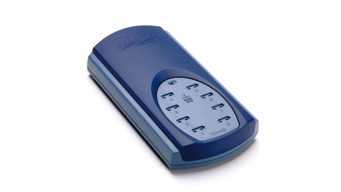 Registrador de datos Pico Technology USB TC-08, para Temperatura, con alarma, interfaz USB