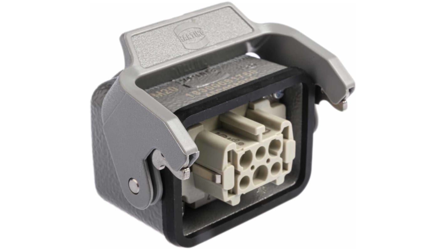 Connettore alimentazione HARTING, Femmina, 6 Pin, 16A, 500 V