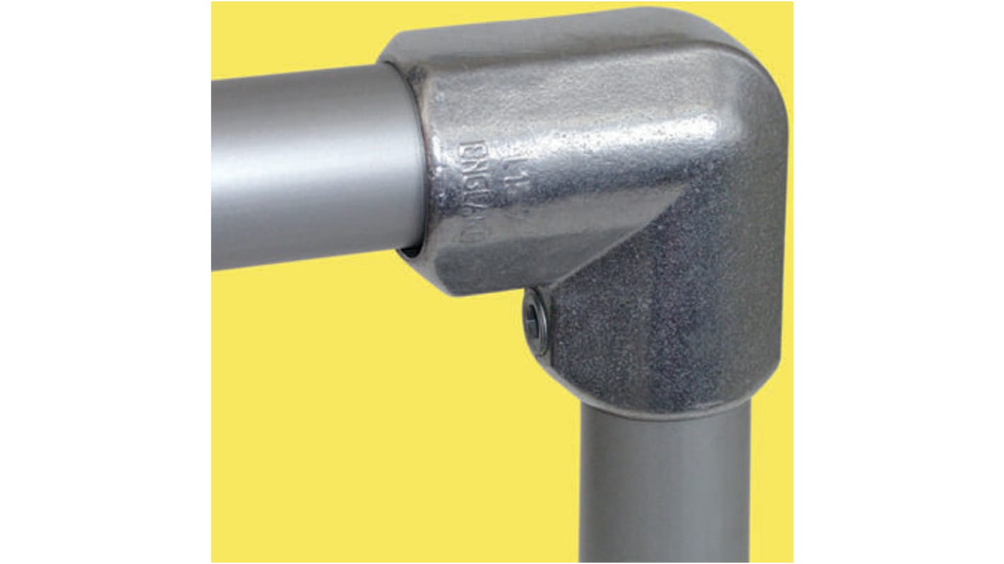 Kee Lite 90° Connector, Connecting Component, Strut Profile Type 6, Round Tube Size Type 6