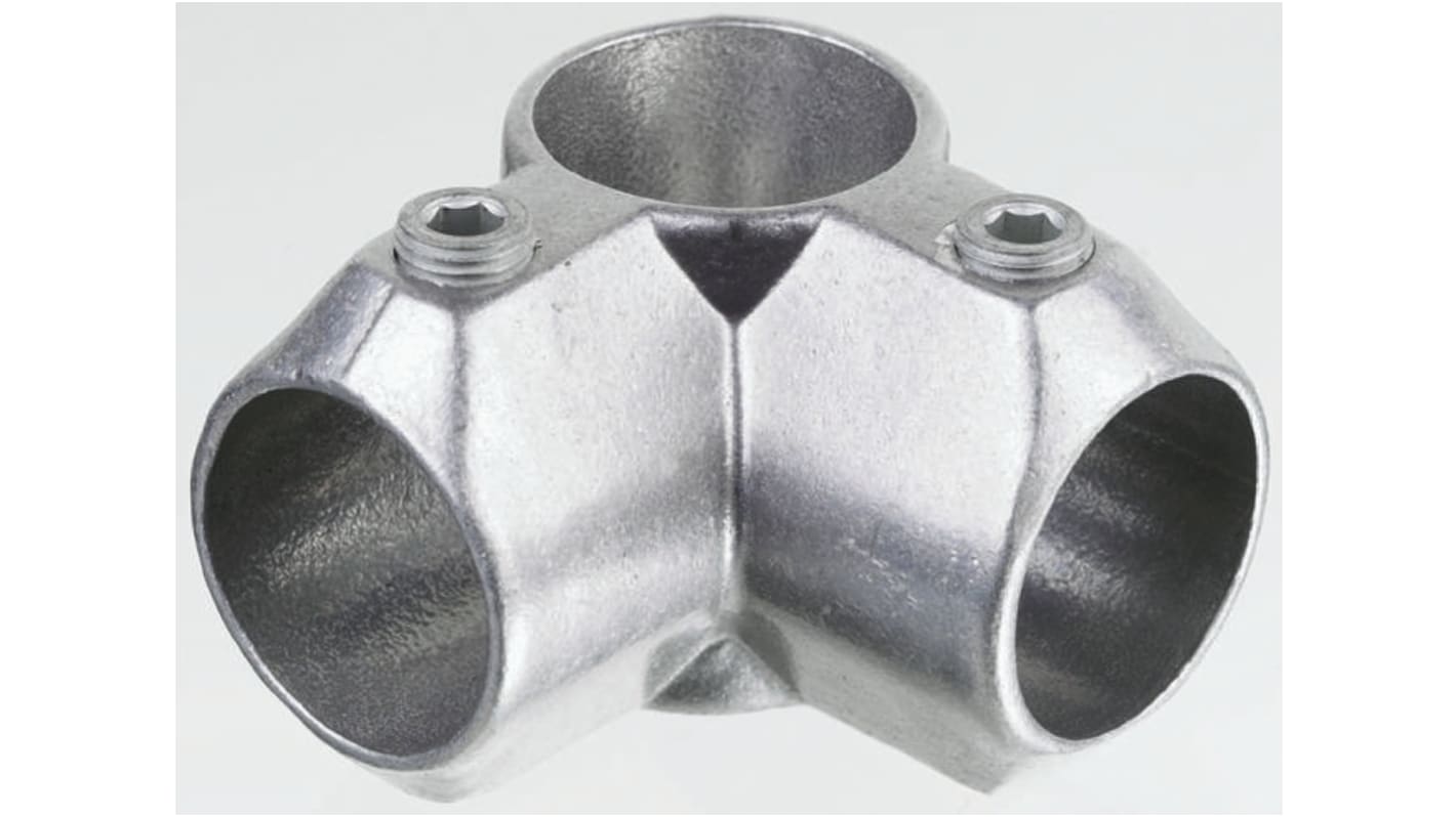 Kee Lite 90° Connector, Connecting Component, Strut Profile Type 6, Round Tube Size Type 6