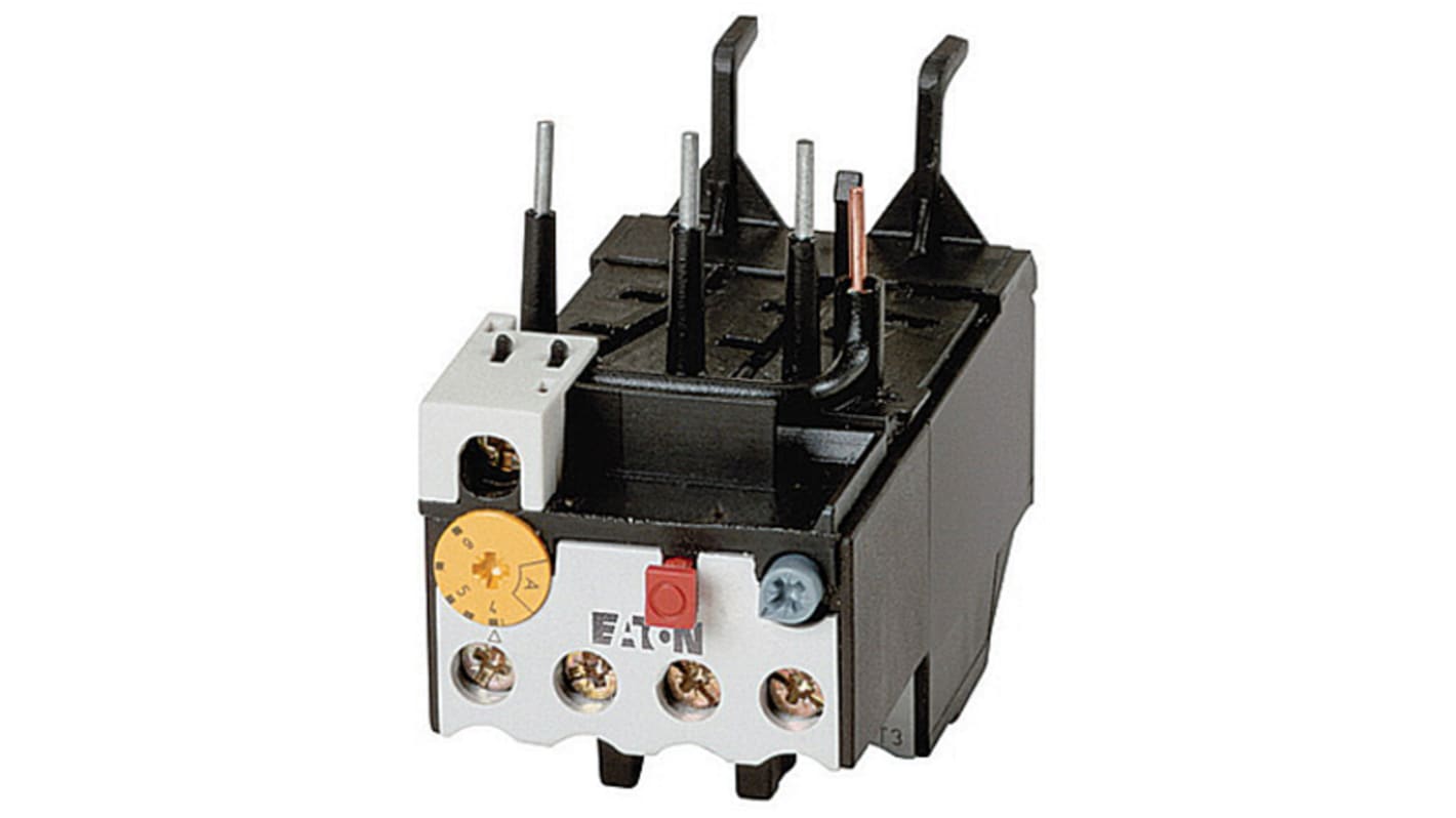 Eaton ZB Overload Relay 1NO + 1NC, 2.4 → 4 A F.L.C, 4 A Contact Rating, 6 W, 500 Vac