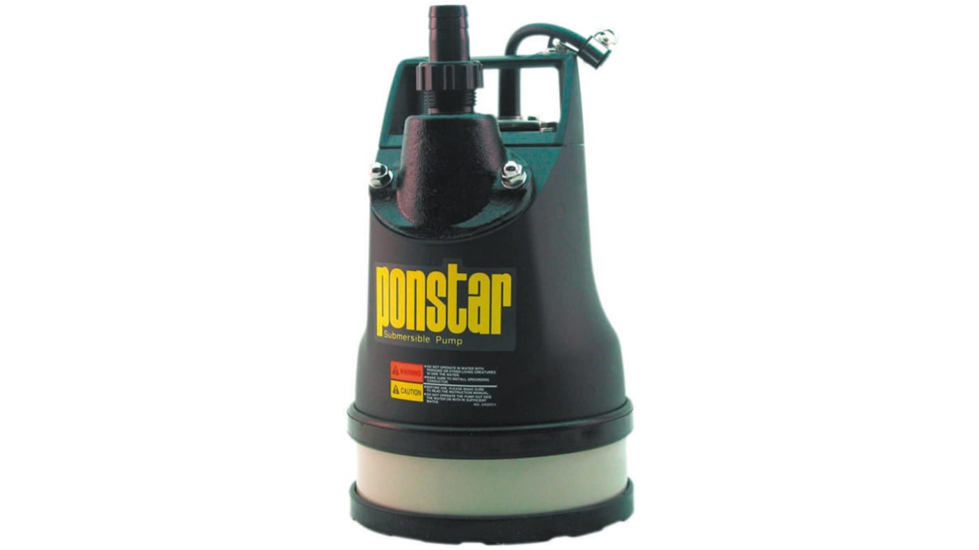 W Robinson And Sons 230 V Submersible Submersible Water Pump, 120L/min