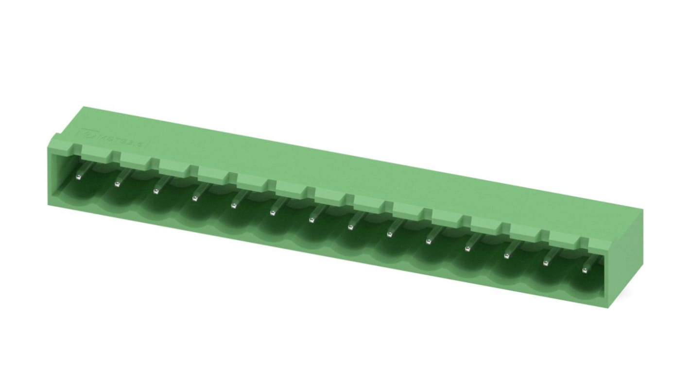Konektor PCB, řada: MSTBA 2.5/14-G-5.08, Vodič-Deska, počet kontaktů: 14, počet řad: 1, rozteč: 5.08mm izolace pájením,