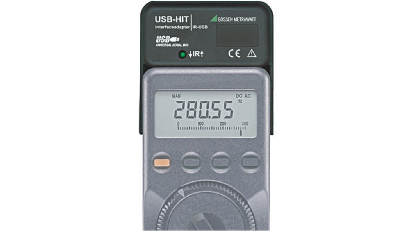 Gossen Metrawatt USB Adapter for Use with METRAHit 2xx Multimeter, METRAHit 30x Multimeter