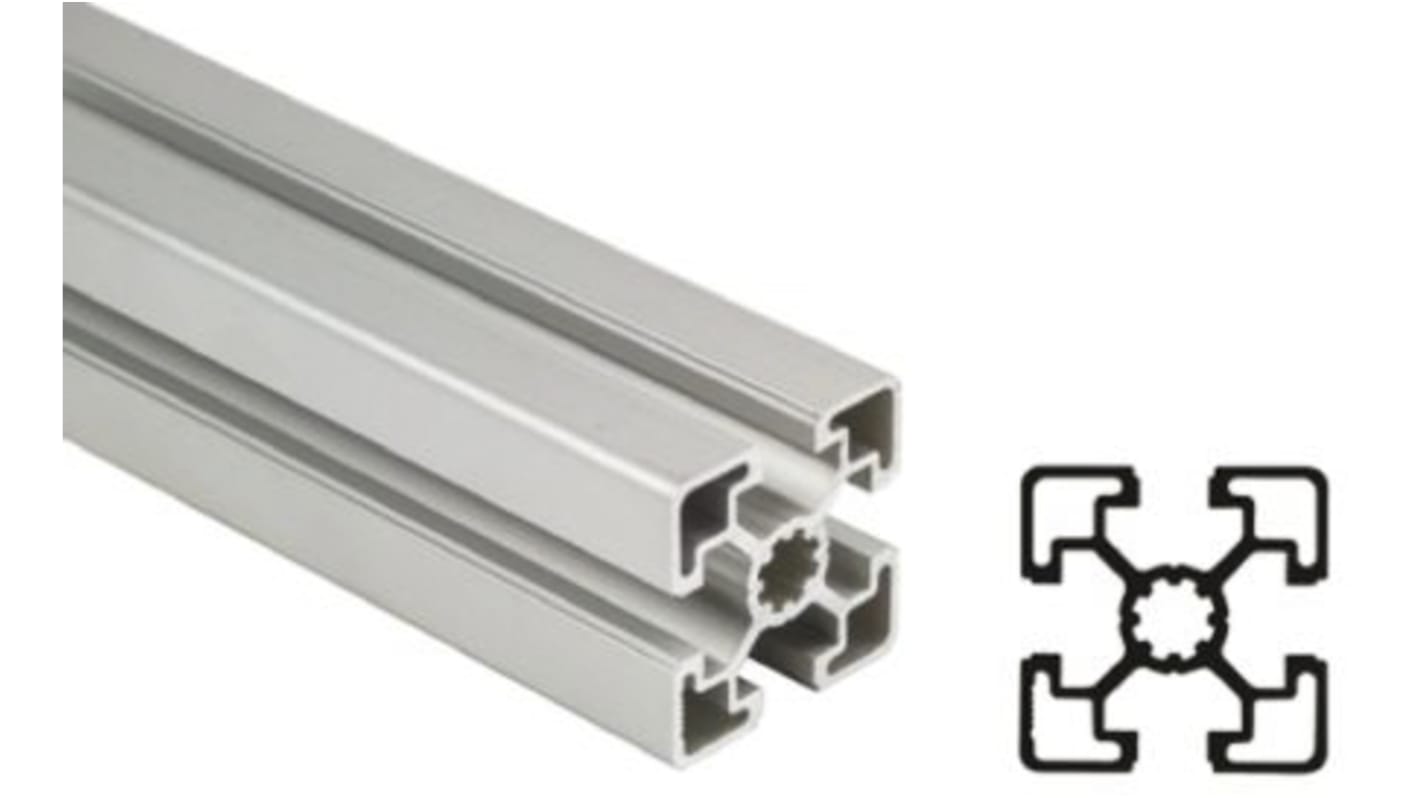 Bosch Rexroth Silver Aluminium Profile Strut, 45 x 45 mm, 10mm Groove, 1000mm Length
