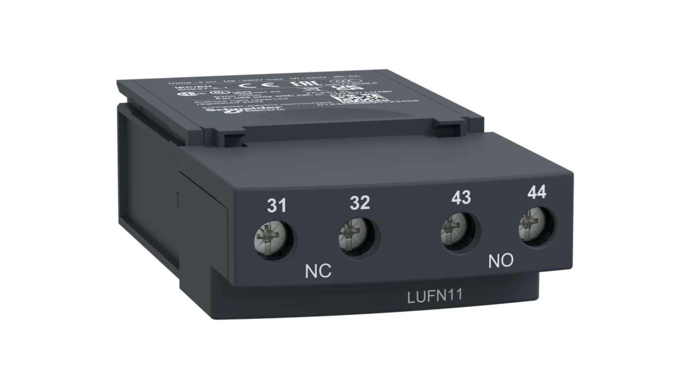Schneider ElectricPomocný kontakt 1NC + 1NO2 5 A 24 → 250 V ac/dc, rozsah: TeSys U