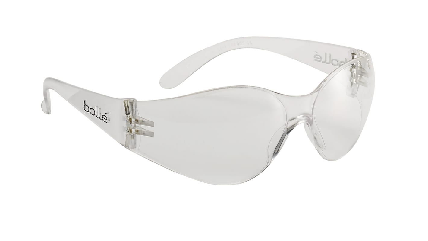 Bolle BANDIDO Anti-Mist UV Safety Glasses, Clear PC Lens, Vented