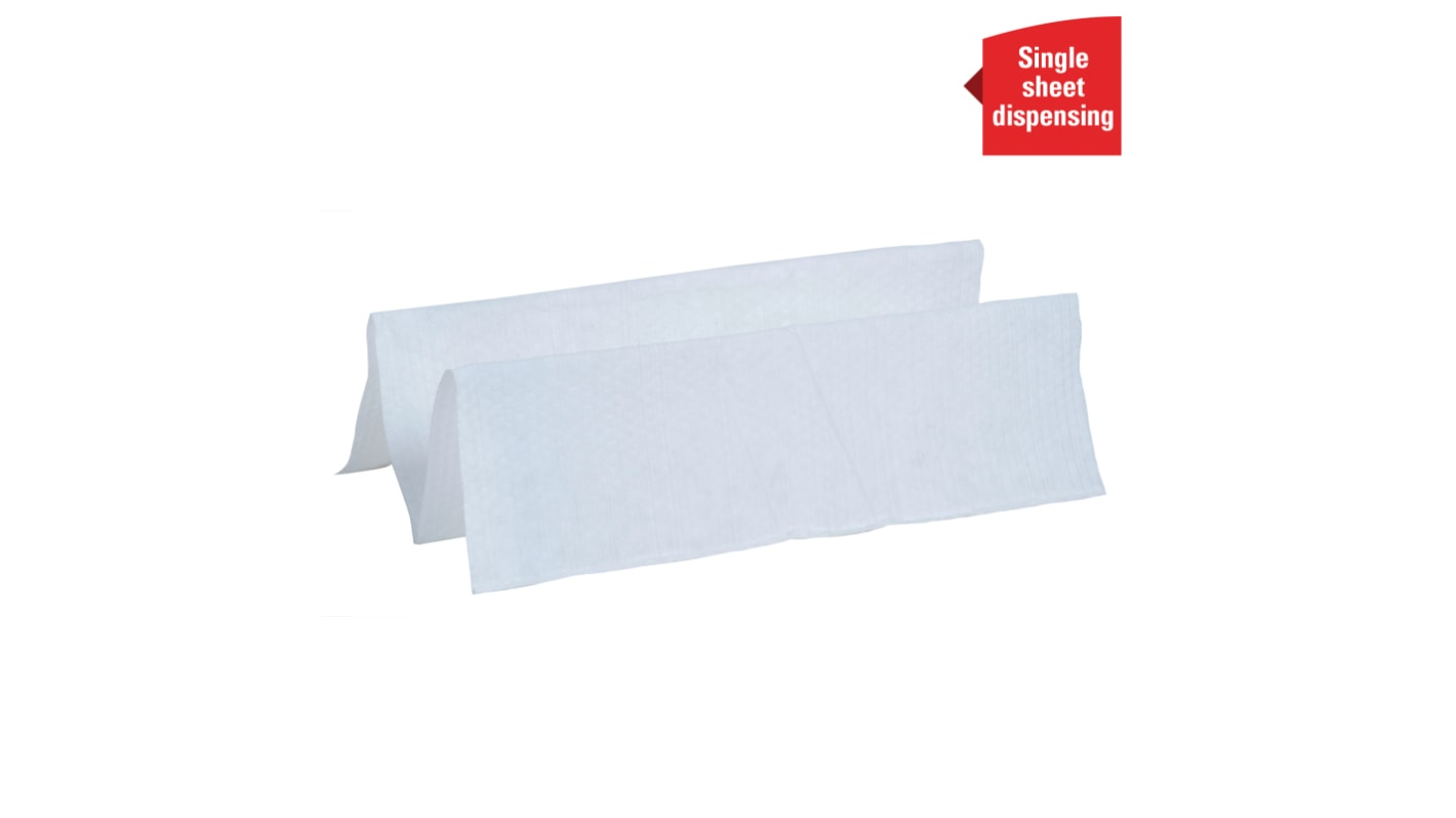 Chiffons Kimberly Clark WypAll Power Clean Heavy Duty Cloths 8388 pour Nettoyage industriel, 50 par boîte (pliés en 4)