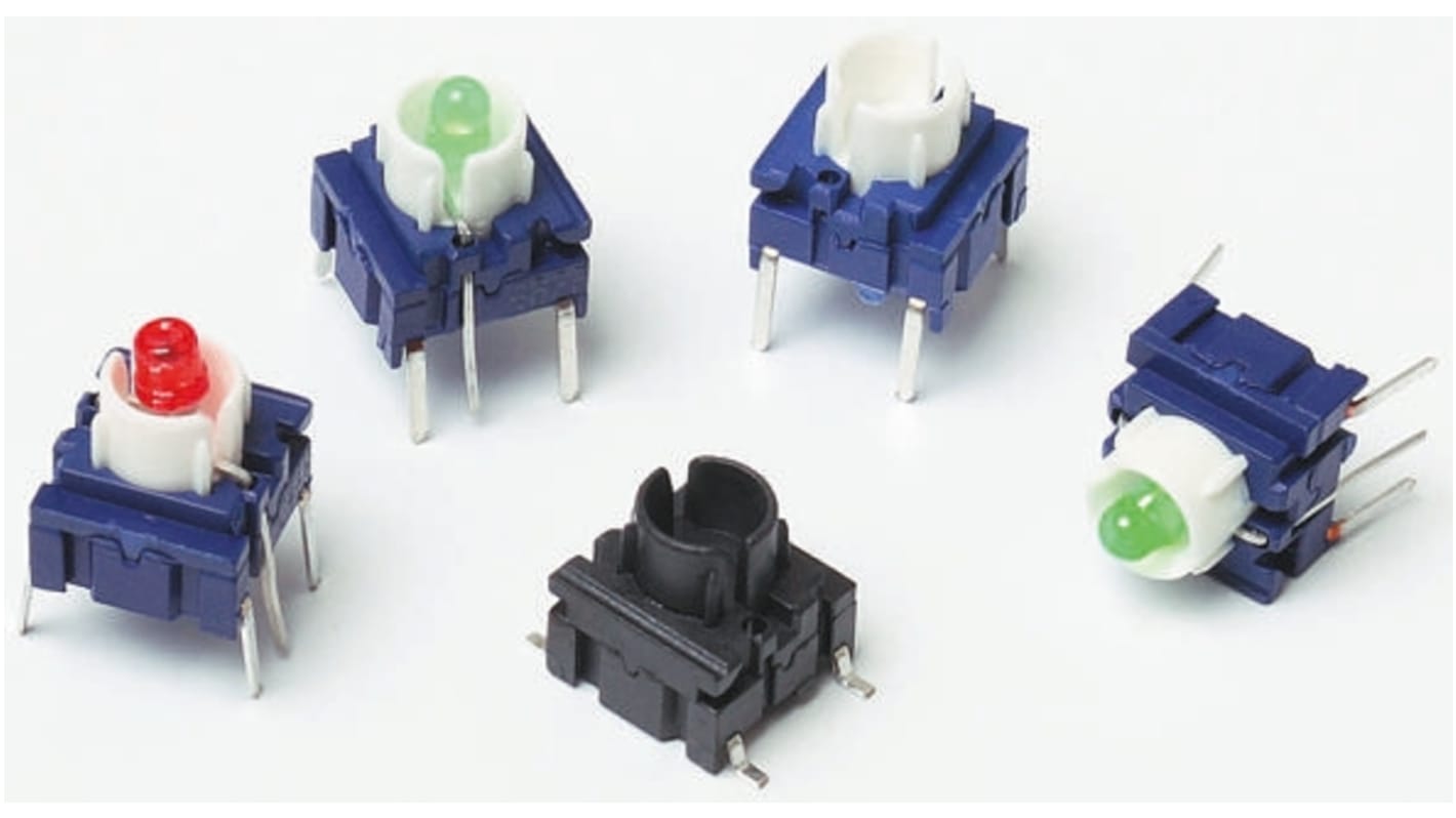 IP67 Plunger Tactile Switch, SPST 50 mA @ 24 V dc