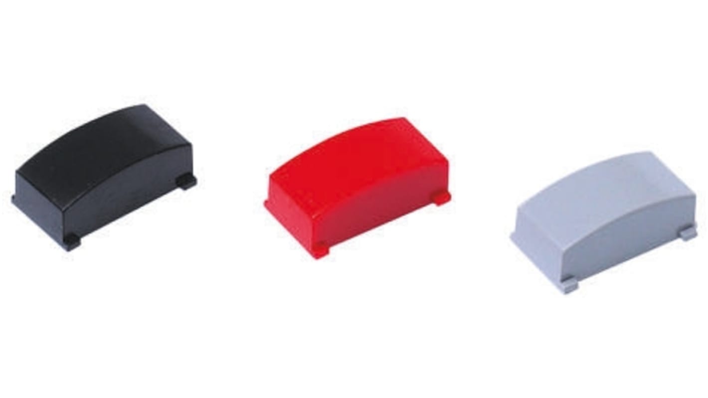 MEC Grey Push Button Cap for Use with PCB Push Button Switch