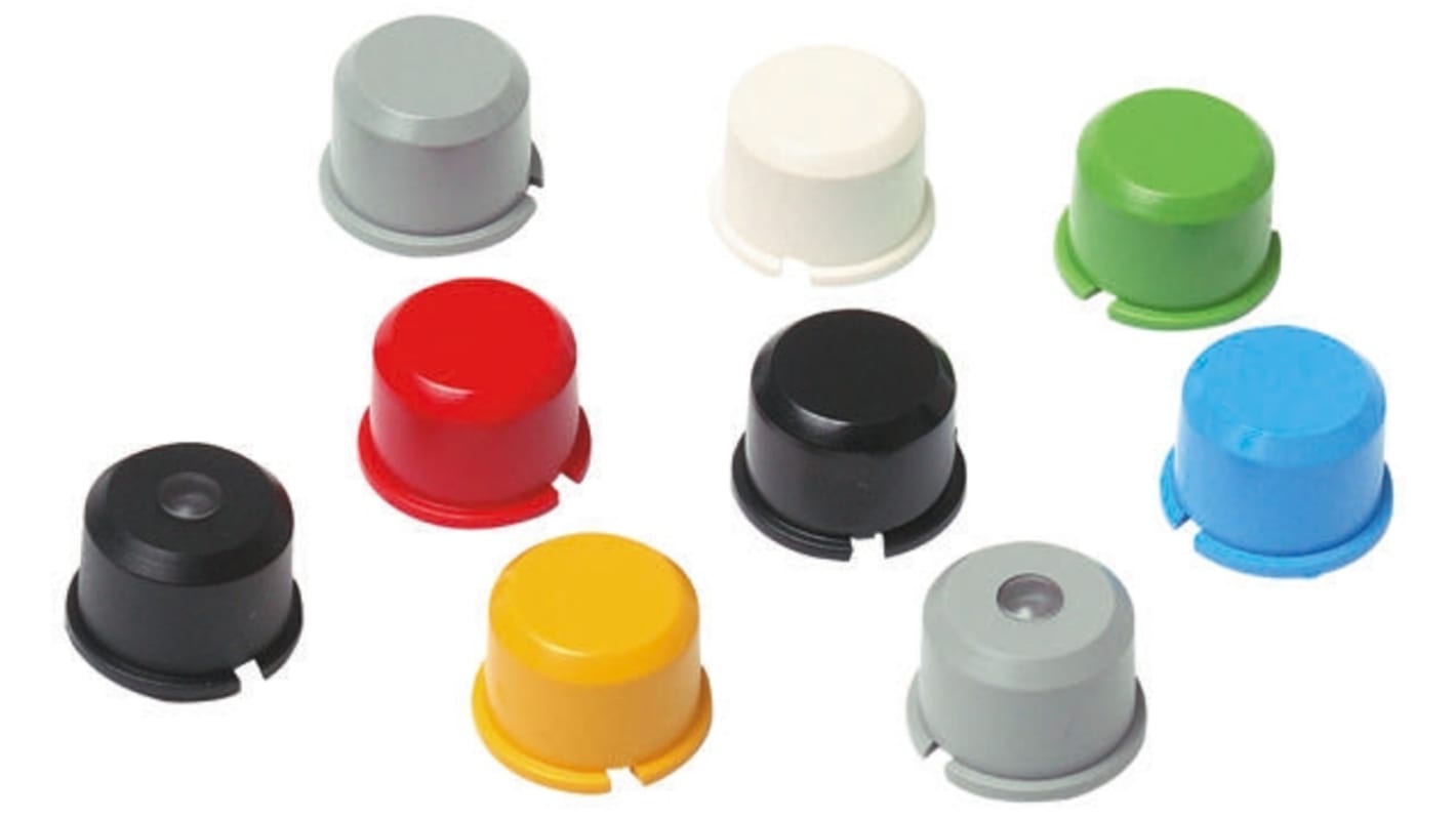 MEC Grey Push Button Cap for Use with 3F Series Push Button Switch