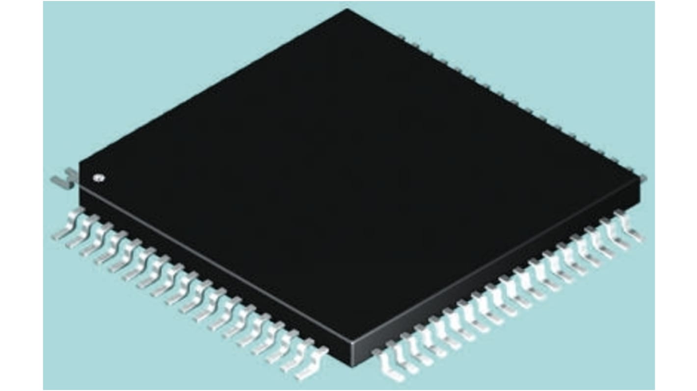 Silicon Labs, 32bit ARM Cortex M3, SiM3 Microcontroller, 50MHz, 256 kB Flash, 80-Pin TQFP