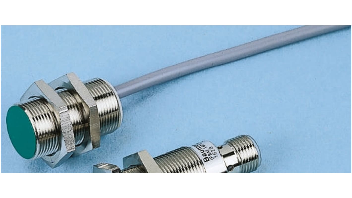Rs-Online Sensore di prossimità Cilindro filettato Baumer M18 rilevamento 8 mm 10 → 30 V c.c