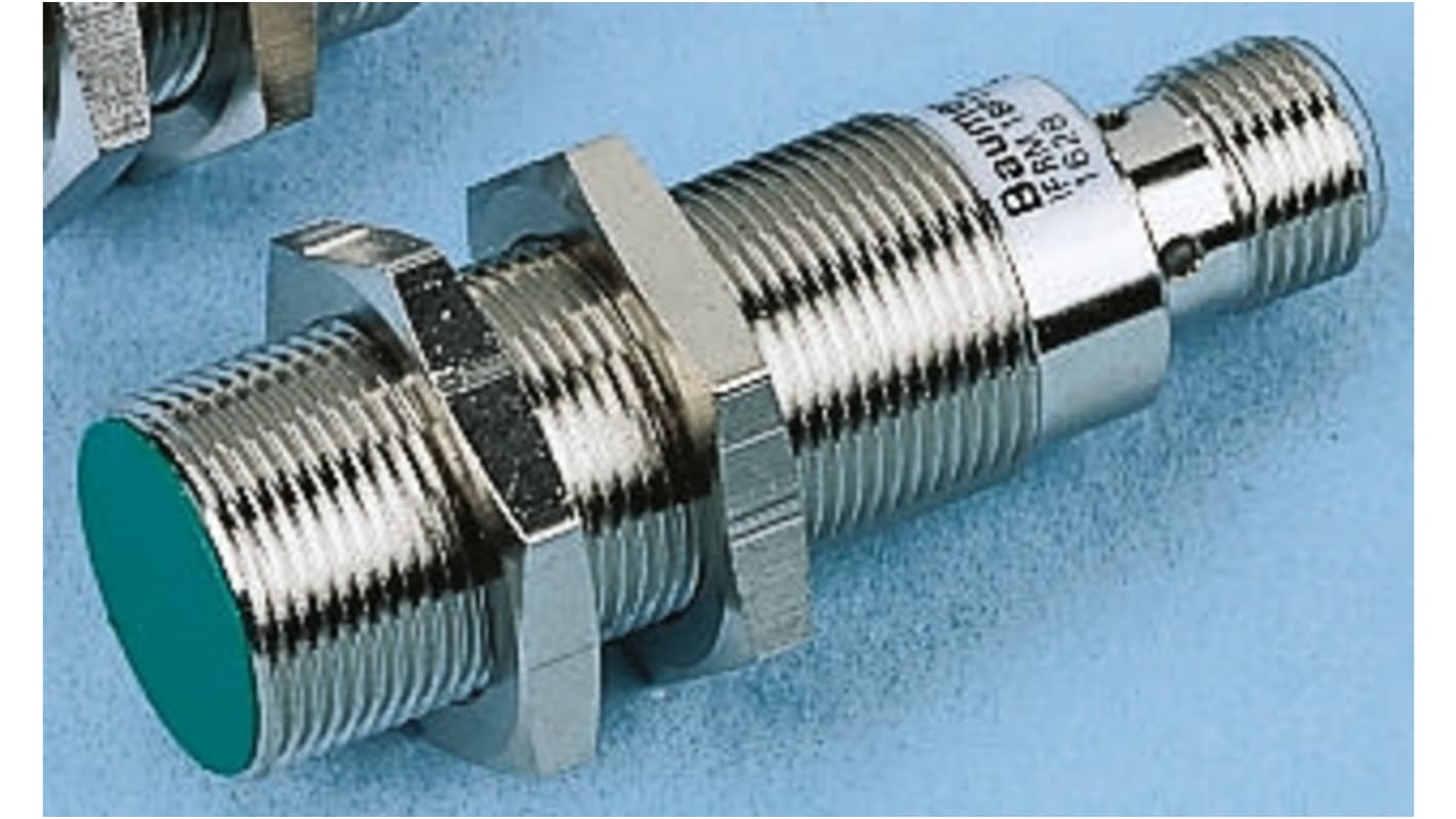 Rs-Online Sensore di prossimità Cilindro filettato Baumer M18 rilevamento 8 mm 10 → 30 V c.c
