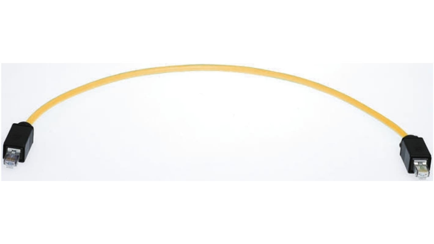 Kabel Ethernet Cat6 długość 1.5m Z zakończeniem HARTING PVC