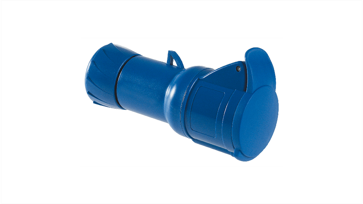 Schneider Electric, PratiKa IP44 Blue Cable Mount 2P + E Industrial Power Socket, Rated At 32A, 230 V