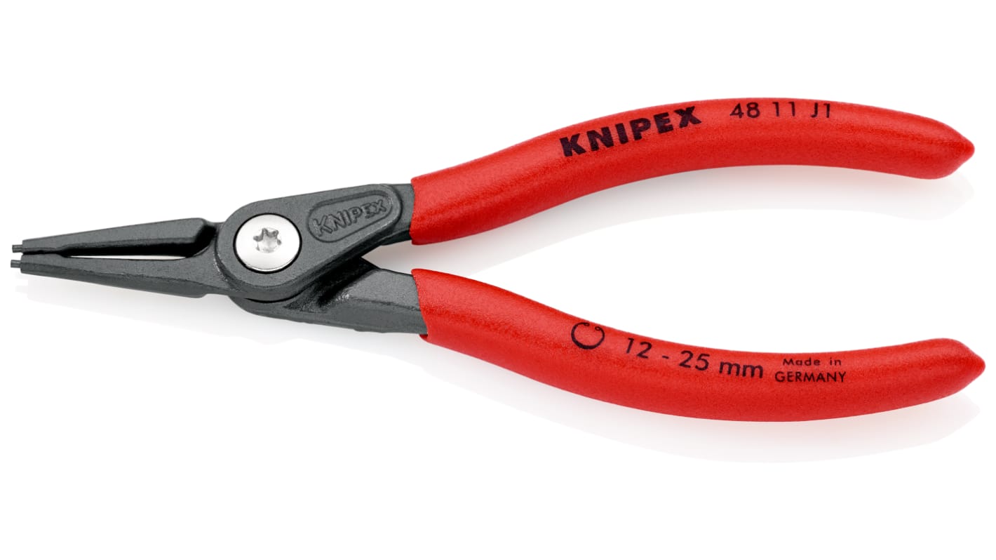 Knipex Sicherungsringzange , gebogen 140 mm 12 → 25 mm