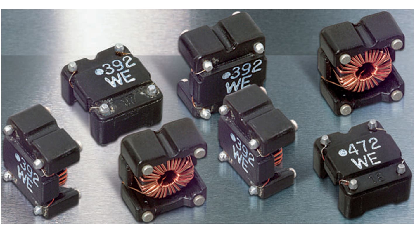 Wurth, WE-SL5 Wire-wound SMD Inductor with a Ferrite Core, 2.2 mH ±40% Dual 750mA Idc