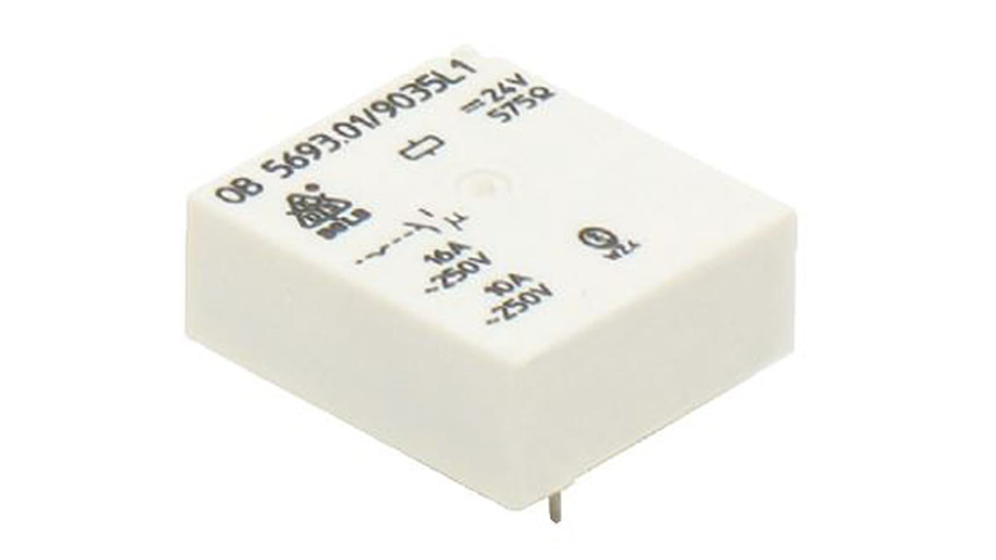 Dold PCB Mount Non-Latching Relay, 24V dc Coil, 50A Switching Current, SPDT