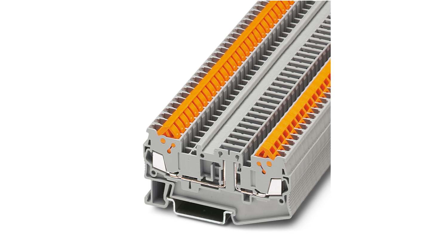 Phoenix Contact 3205145 QTC 1.5-TG Series Grey, 0.25 → 1.5mm², Single-Level, Quick Connect Termination