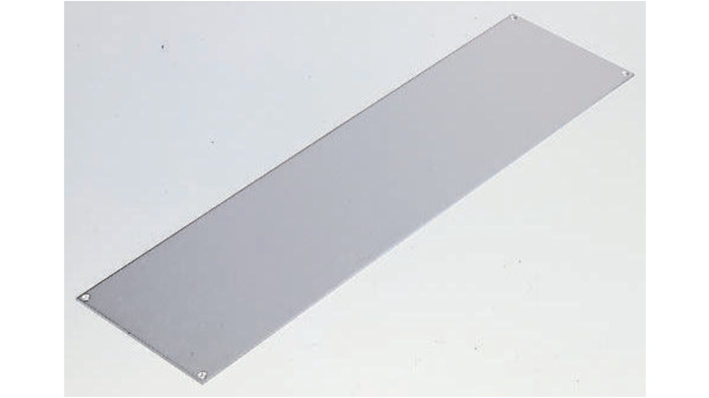 Panel Frontal 4U RS PRO de Aluminio Gris, 520 x 183mm